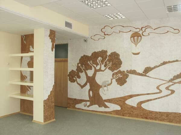 Наклейка пробковых обоев цена