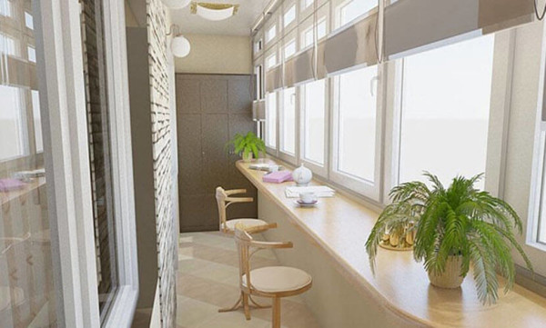 Отделка лоджии в Москве, цена работы